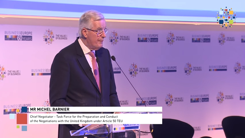 BusinessEurope Day 2018: Keynote speech by Michel Barnier