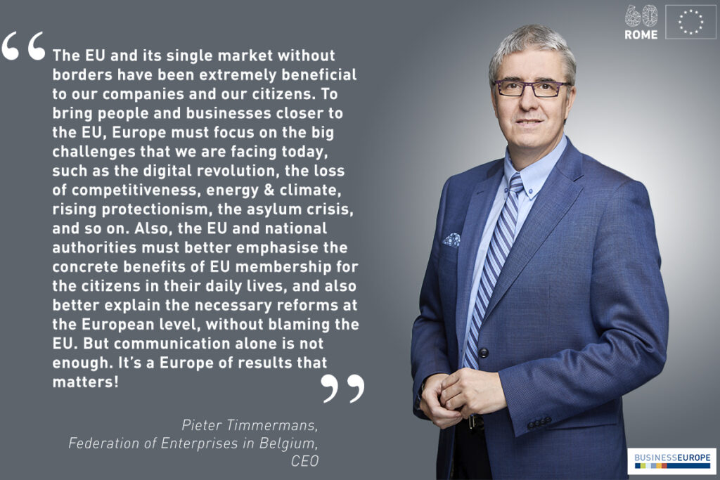 The future of Europe – Pieter Timmermans, Belgium