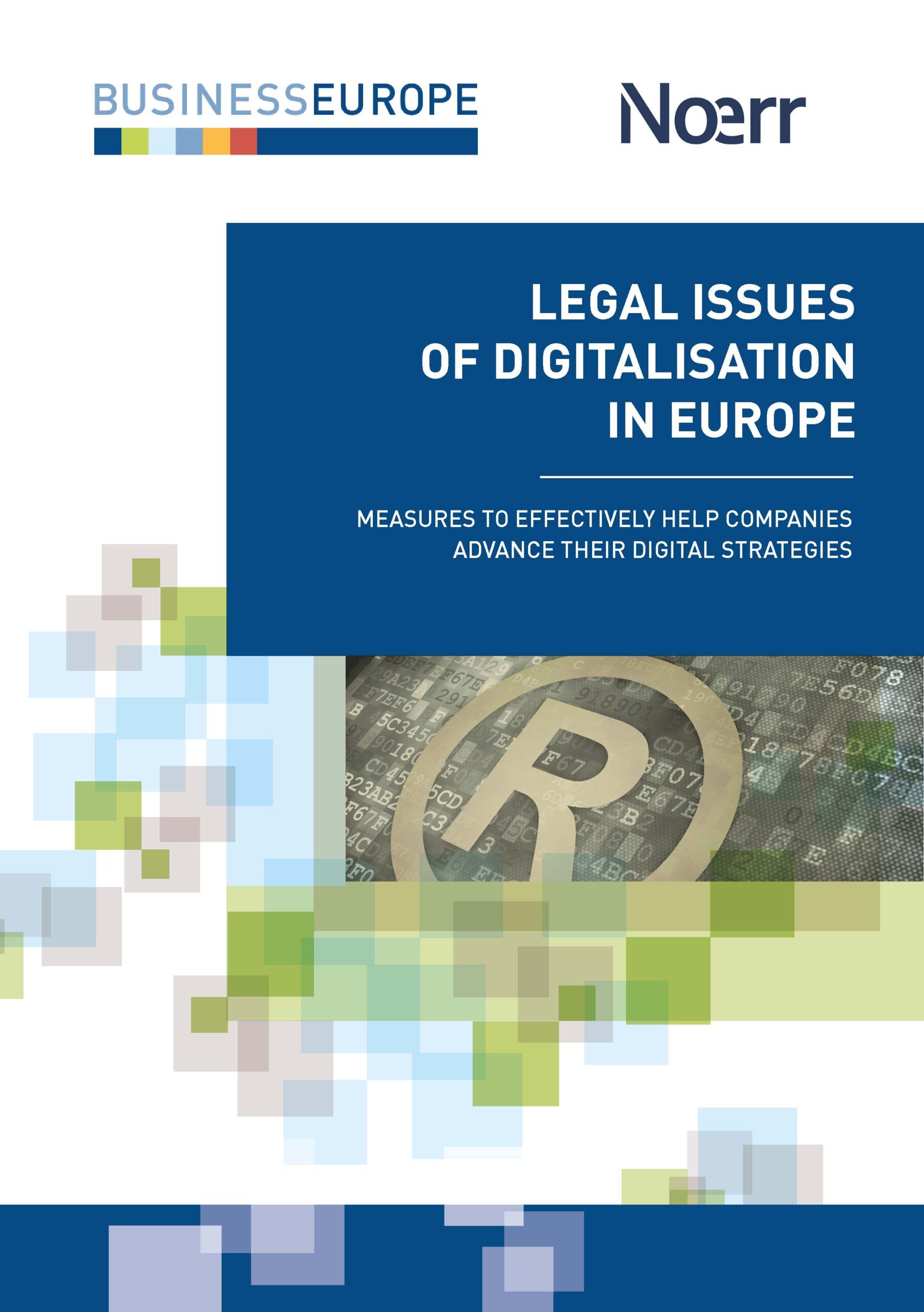 Legal issues of digitalisation in Europe - Measures to effectively help ...