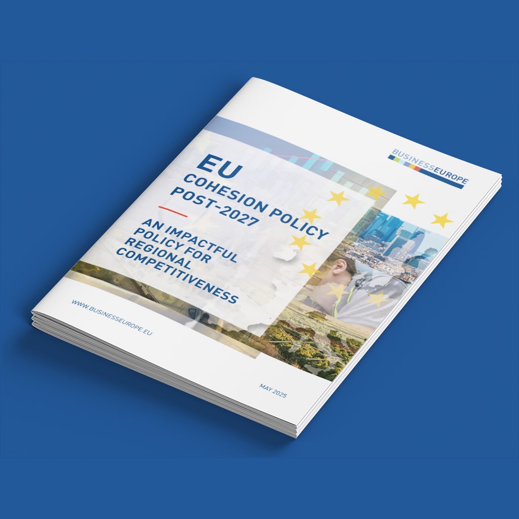 EU Cohesion Policy post-2027: An impactful policy for regional competitiveness – a BusinessEurope position paper