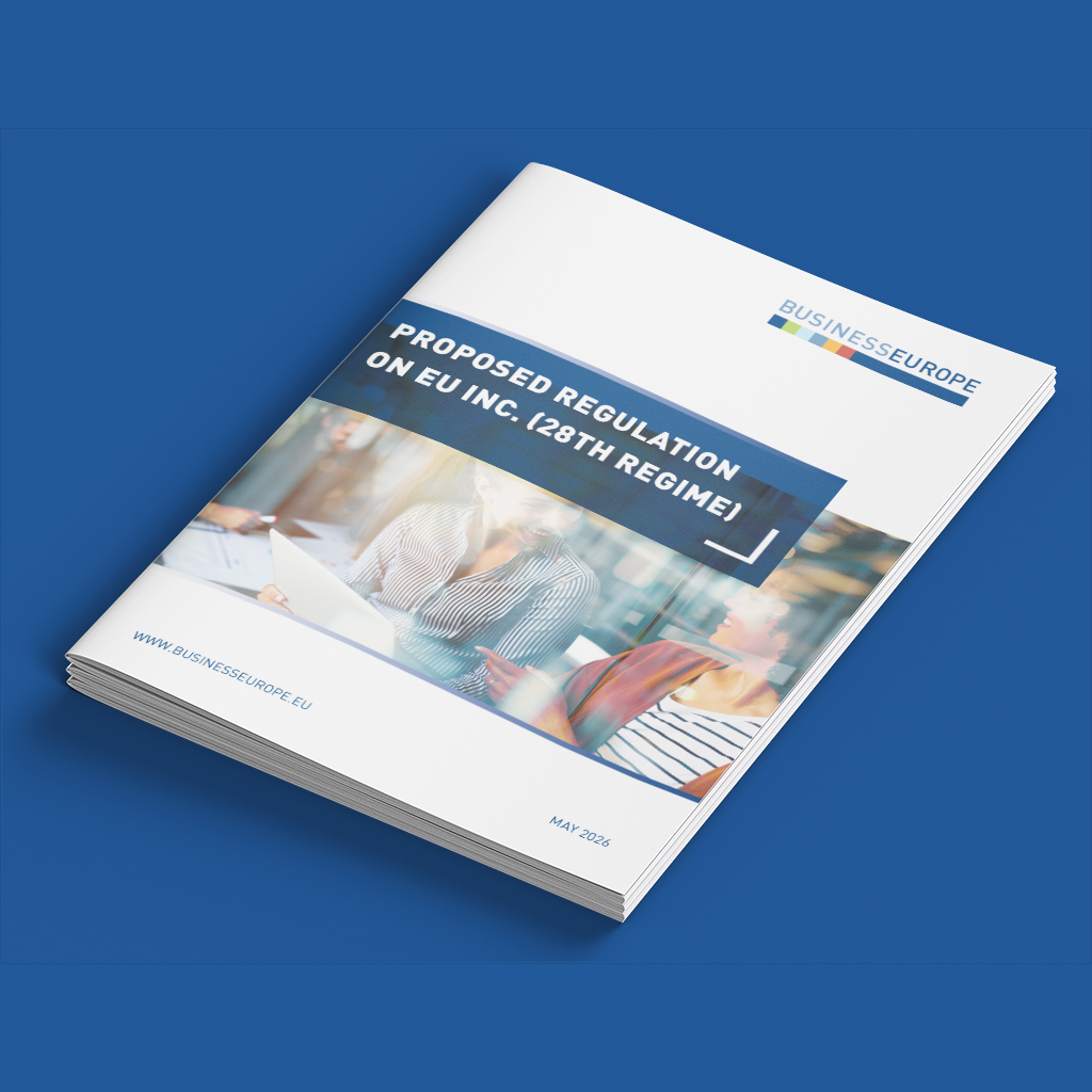 Proposed regulation on EU Inc. (28th regime) - a BusinessEurope position paper