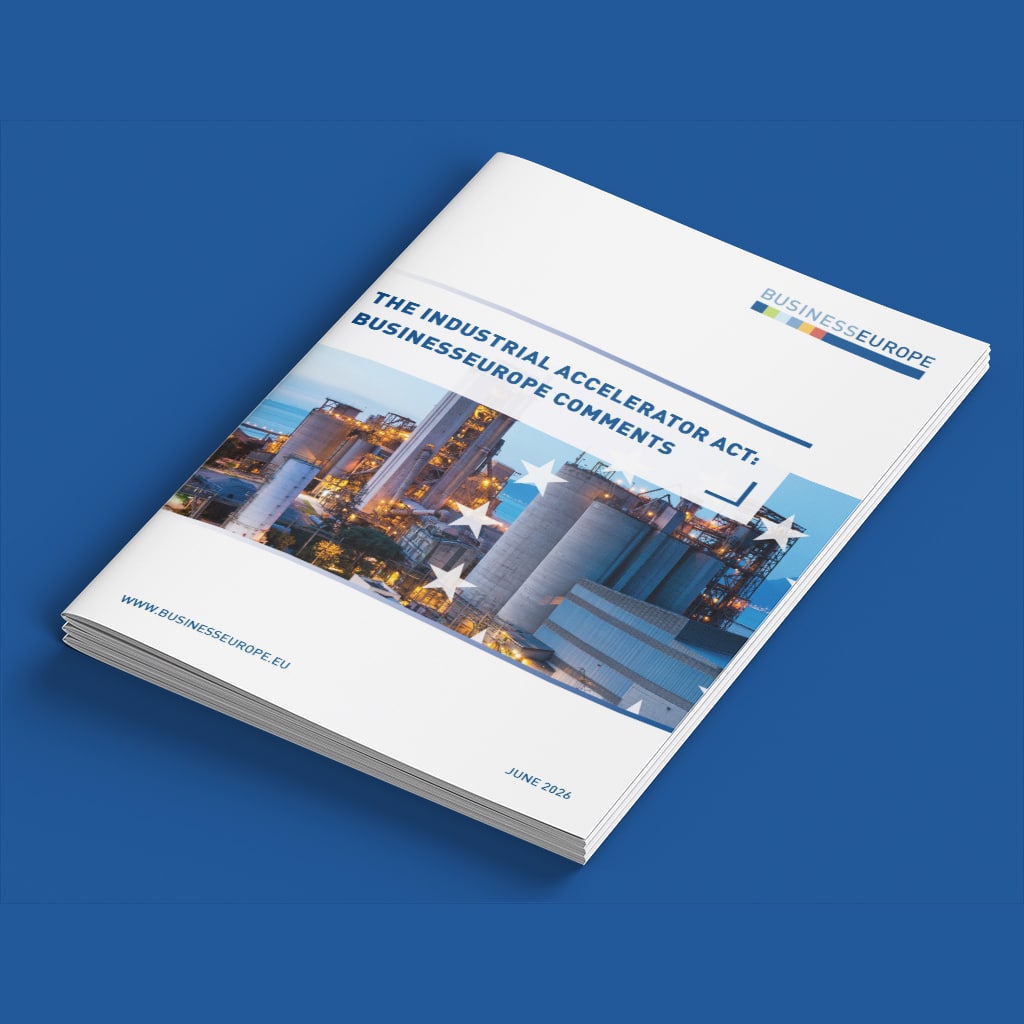 The Industrial Accelerator Act (IAA) – BusinessEurope comments