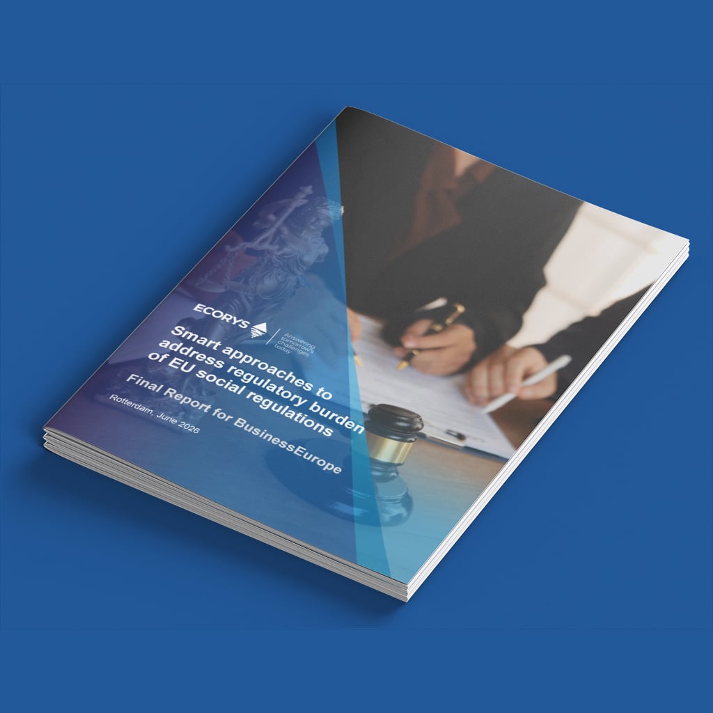 Smart approaches to address regulatory burden of EU social regulations – Ecorys study for BusinessEurope