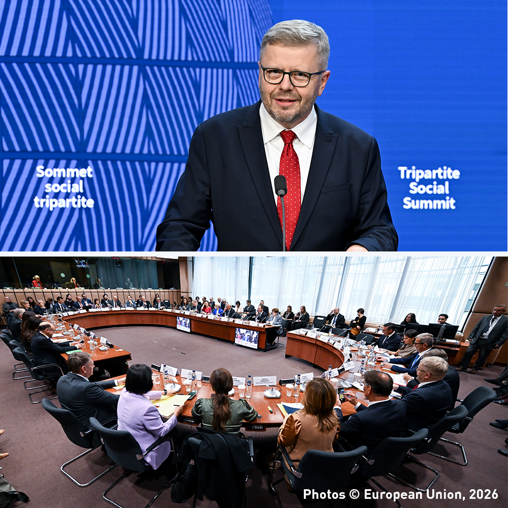 Tripartite Social Summit: Three priorities for Europe’s prosperity